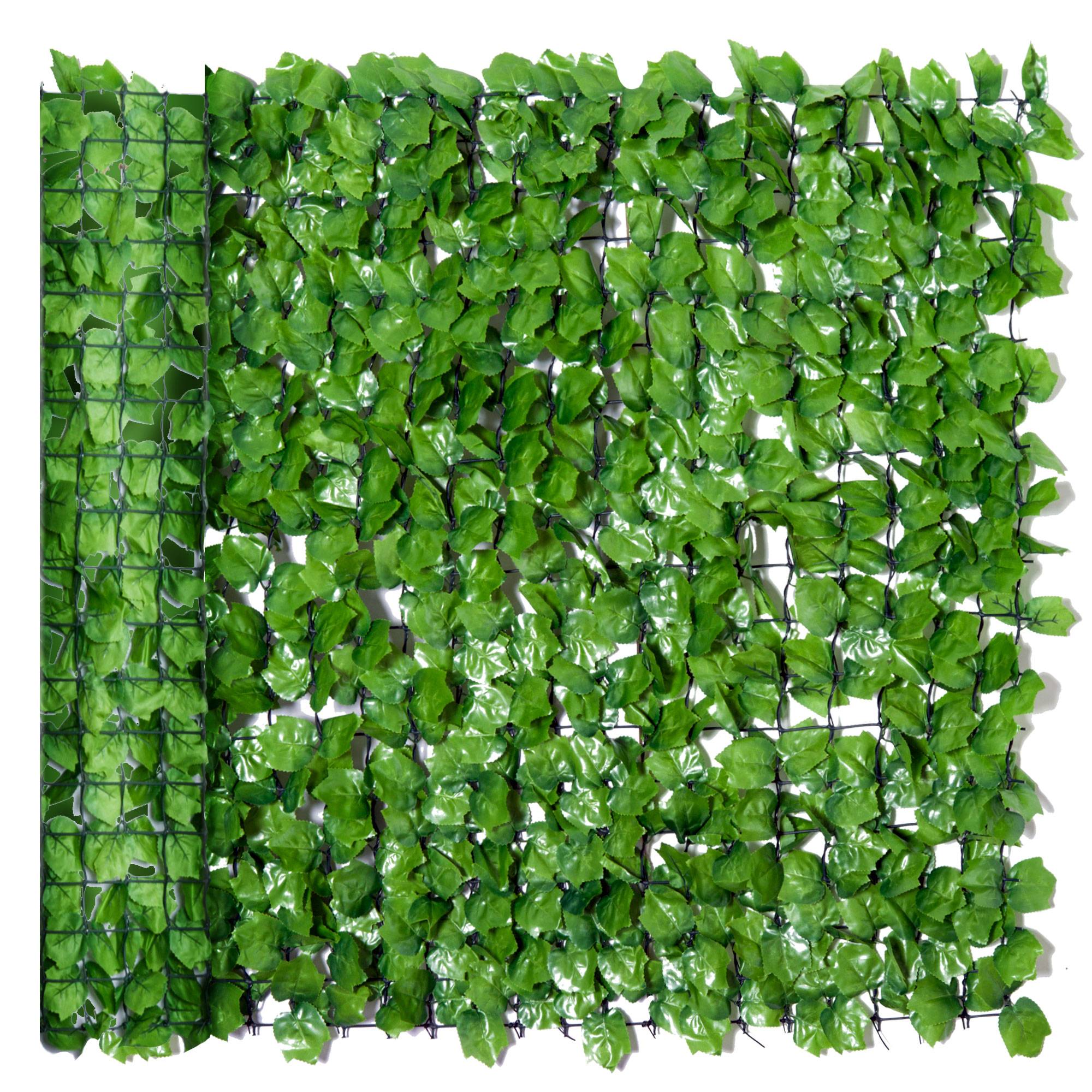 ComfortXL - Haie artificielle PE 3 x 1 m aspect naturel balcon terrasse clôture brise-vue anti-UV - ComfortXL Outdoor Living - Image 1