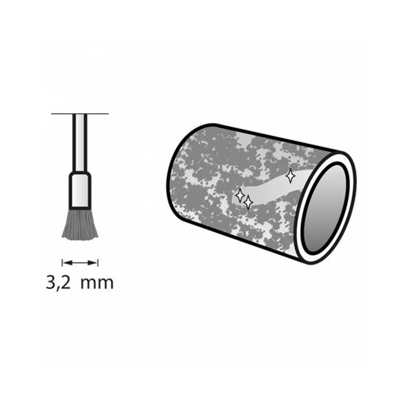 Brosse en acier 3,2mm DREMEL (x3) - Image 2