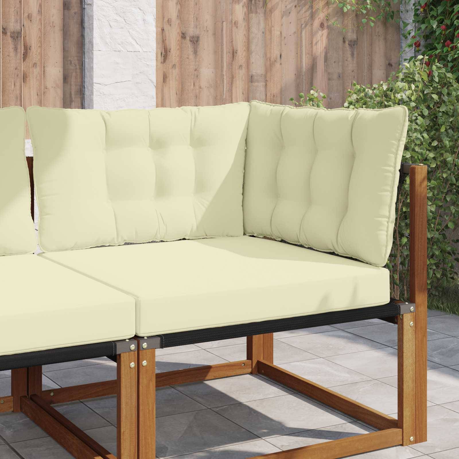 PANGIVO - Coussins de canapé extérieur polyester crème 80 x 43 x 10 cm - PANGIVO - Image 1
