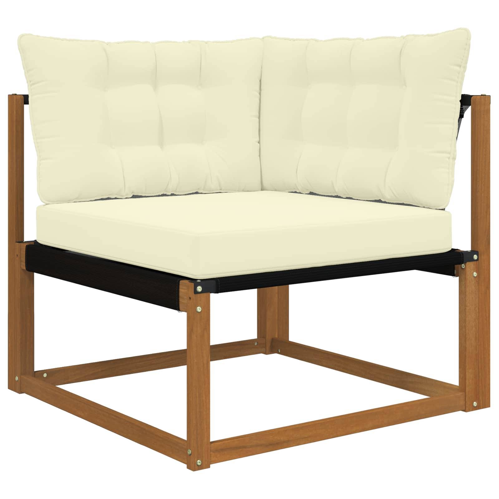 PANGIVO - Coussins de canapé extérieur polyester crème 80 x 43 x 10 cm - PANGIVO - Image 3