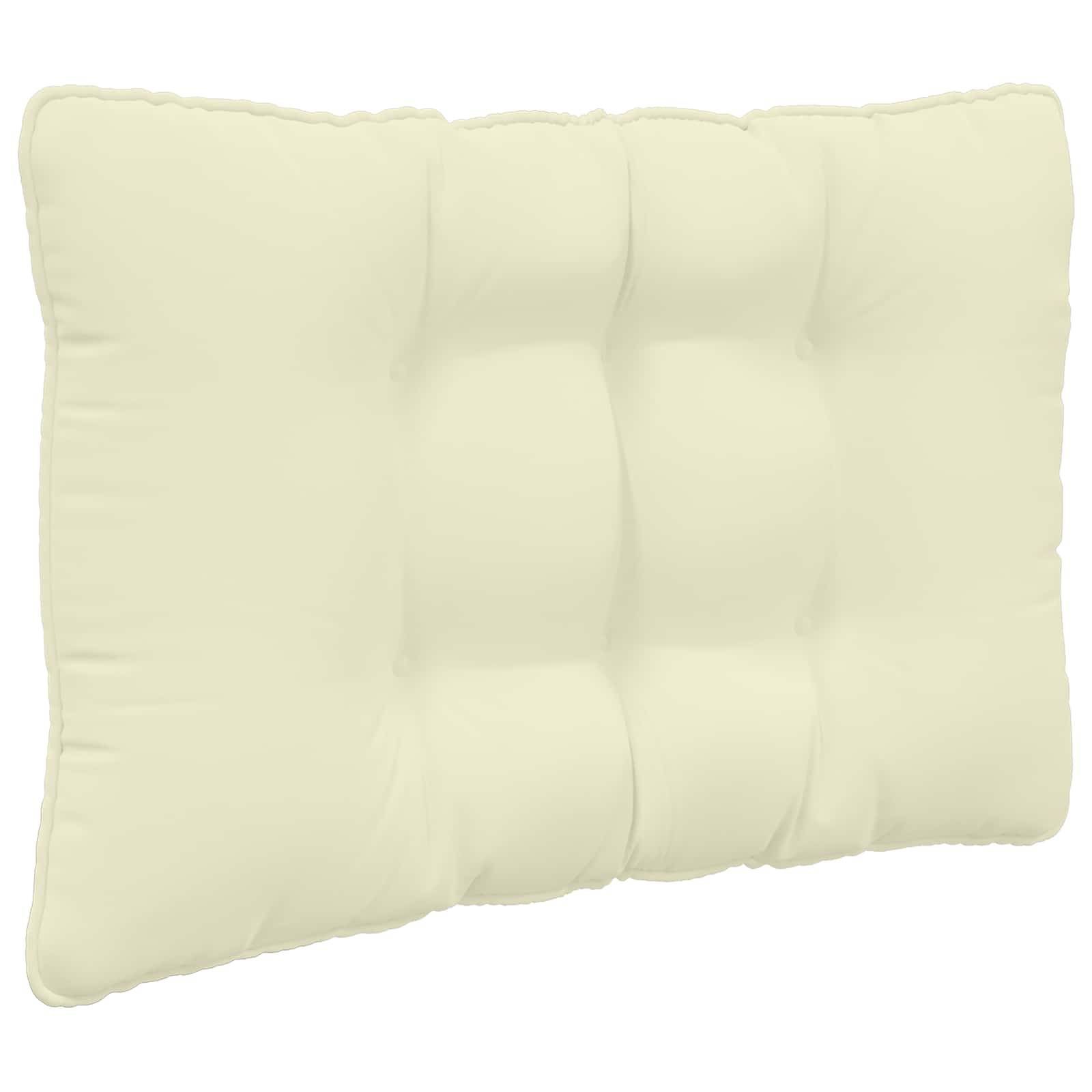 PANGIVO - Coussins de canapé extérieur polyester crème 80 x 43 x 10 cm - PANGIVO - Image 5