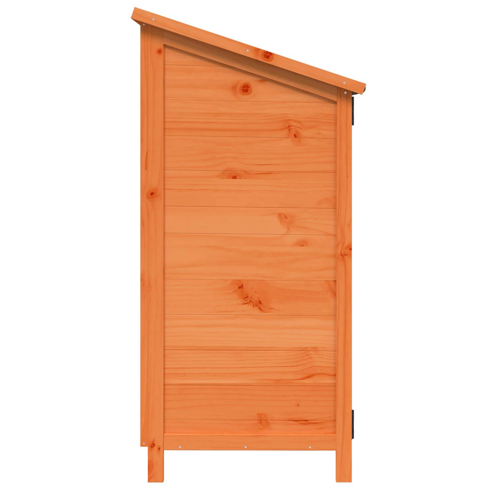 PANGIVO - Abri de jardin bois de sapin marron 59 x 56 x 113.5 cm, poids:14.3kg - PANGIVO - Image 6