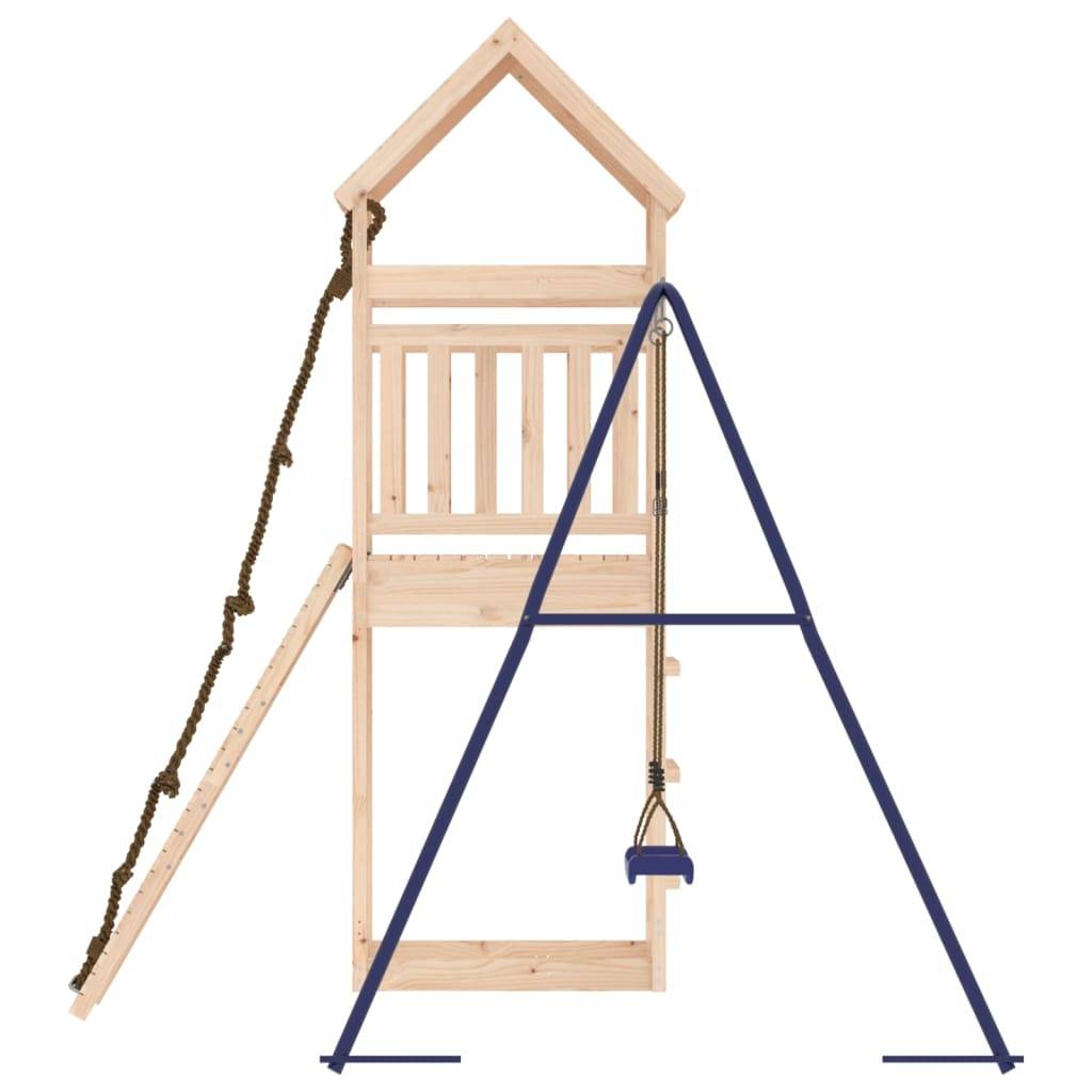 Helloshop26 - Aire de jeux d'extérieur portiques robuste jeux jardin 245 x 256 x 264 cm bois de pin massif - Image 5