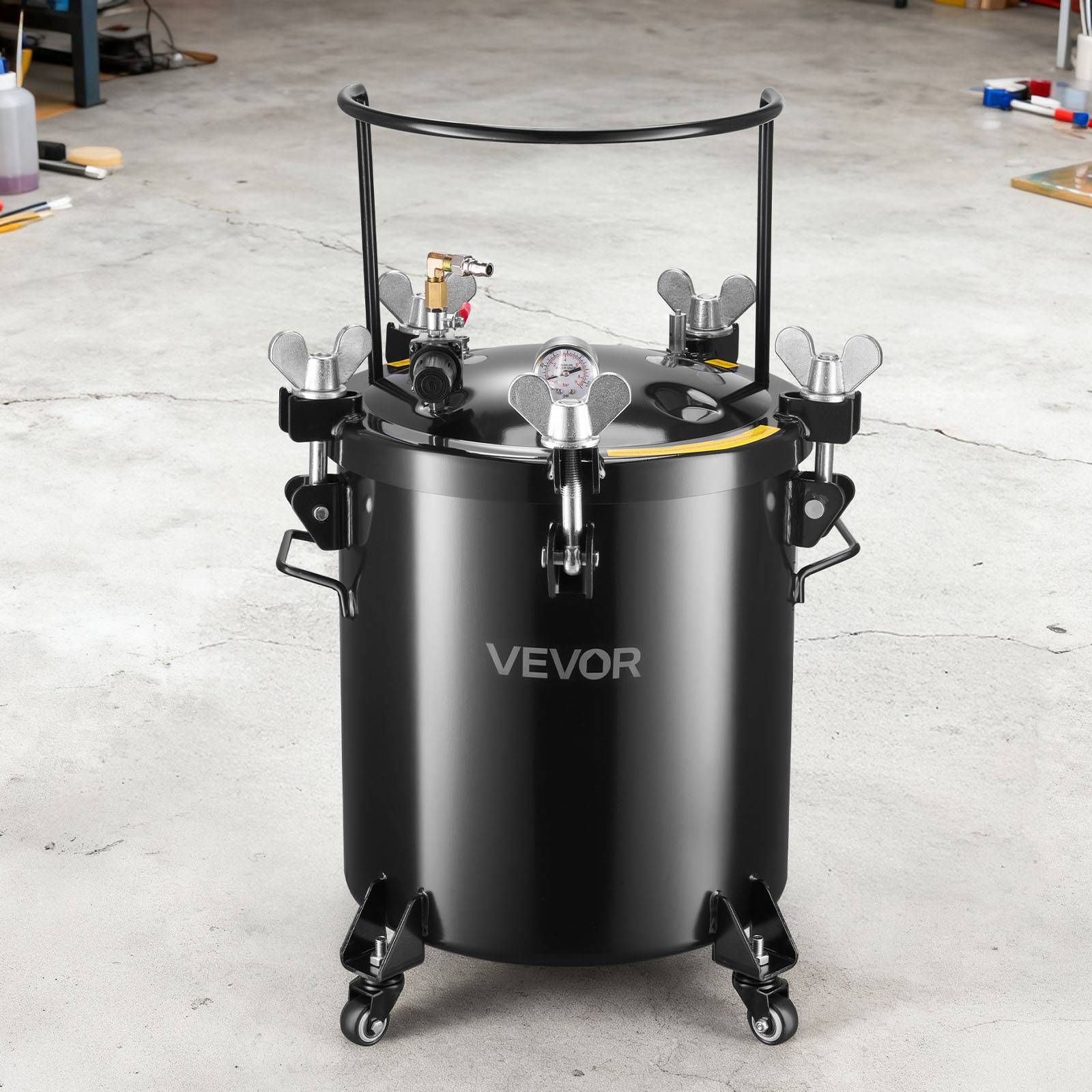 Vevor - VEVOR Réservoir de Peinture sous Pression 40 L avec Raccords Rapides Décoration - Image 8