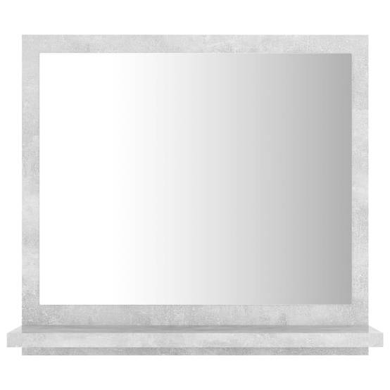 Miroir de salle de bain 40 x 10,5 x 37 cm aggloméré gris - Image 2