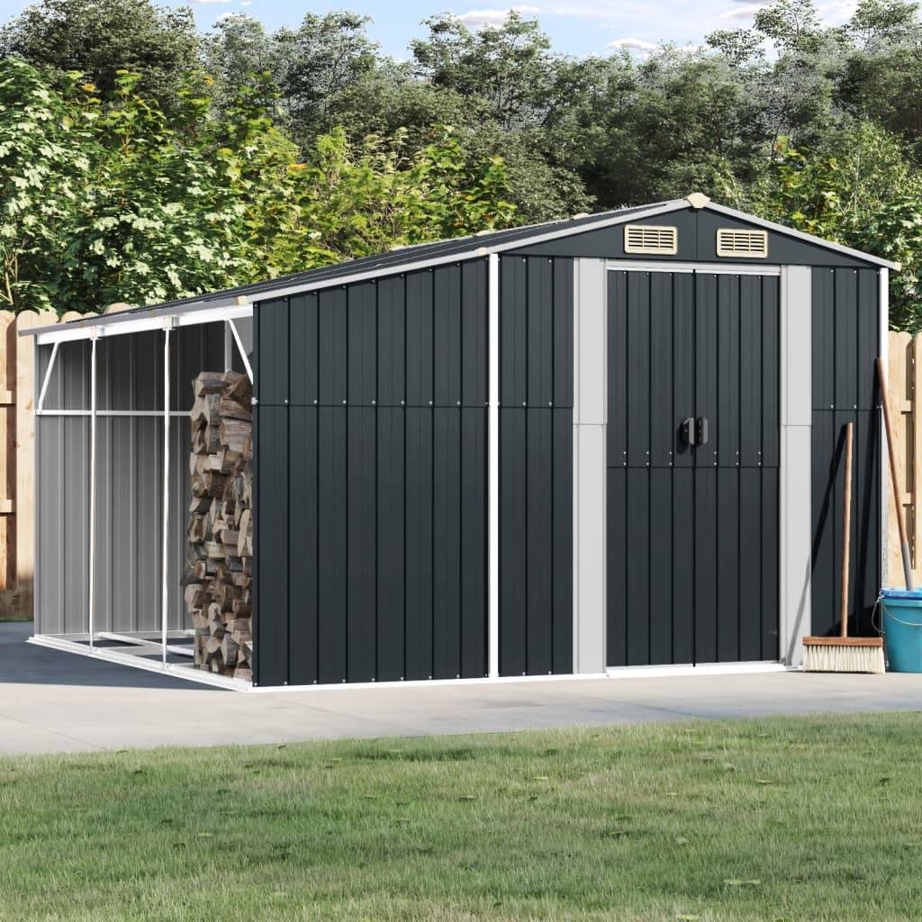 Vidaxl - Abri de jardin anthracite 277x279x179 cm Métal galvanisé vidaXL 3188293 - Image 1