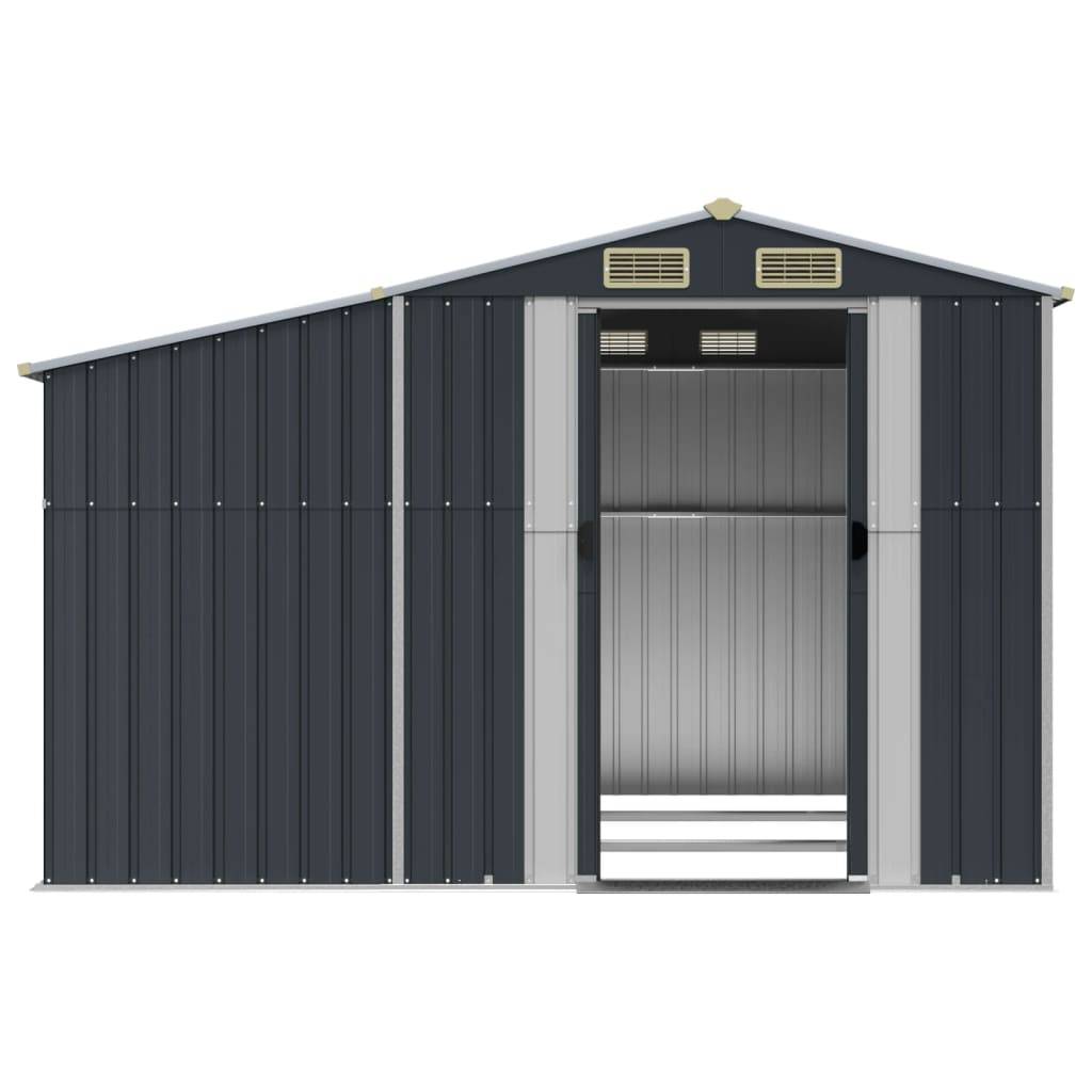 Vidaxl - Abri de jardin anthracite 277x279x179 cm Métal galvanisé vidaXL 3188293 - Image 6
