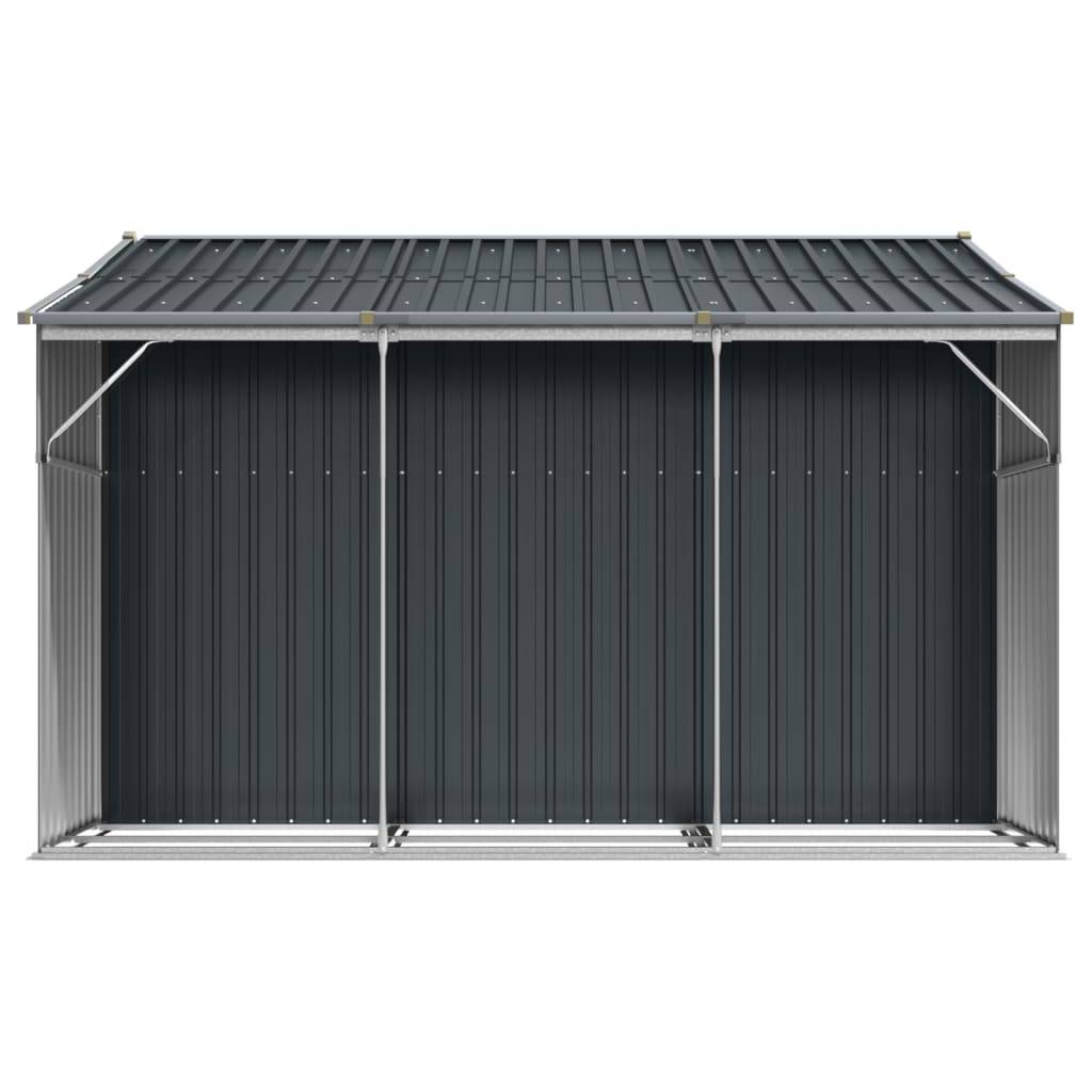 Vidaxl - Abri de jardin anthracite 277x279x179 cm Métal galvanisé vidaXL 3188293 - Image 7