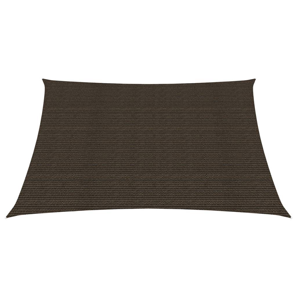 Helloshop26 - Voile d'ombrage 160 g/m² marron 4 x 4 m PEHD - Image 2
