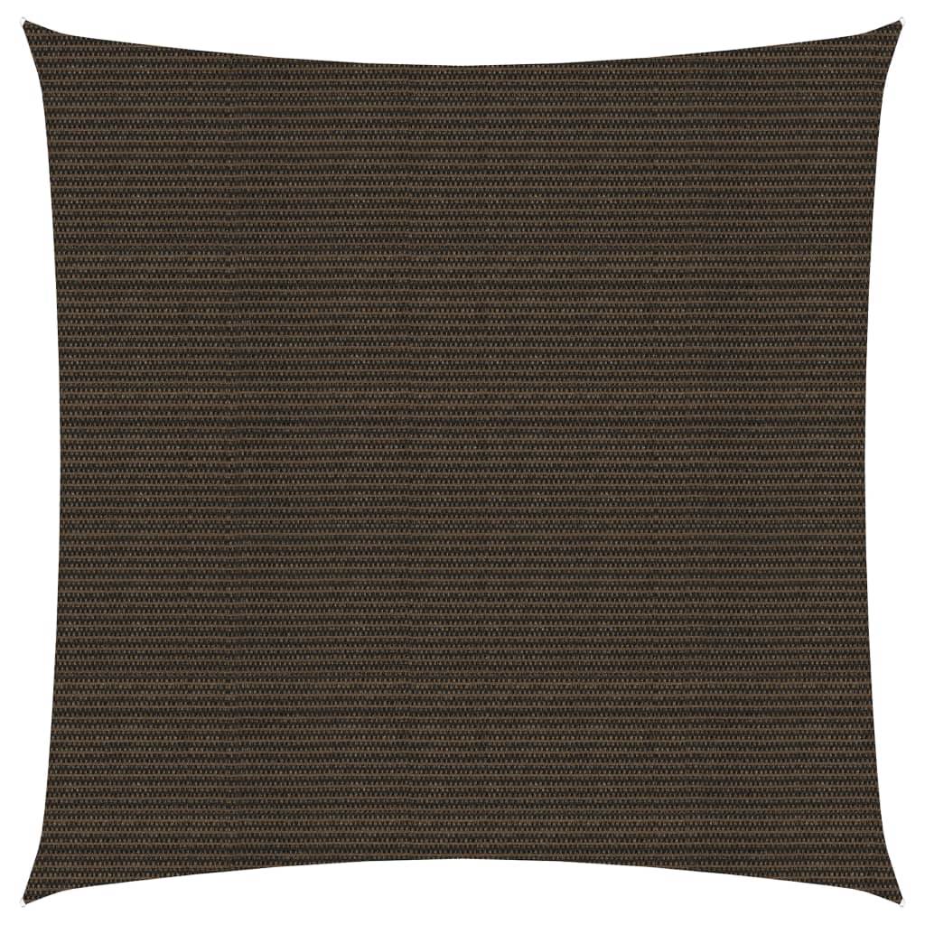 Helloshop26 - Voile d'ombrage 160 g/m² marron 4 x 4 m PEHD - Image 1