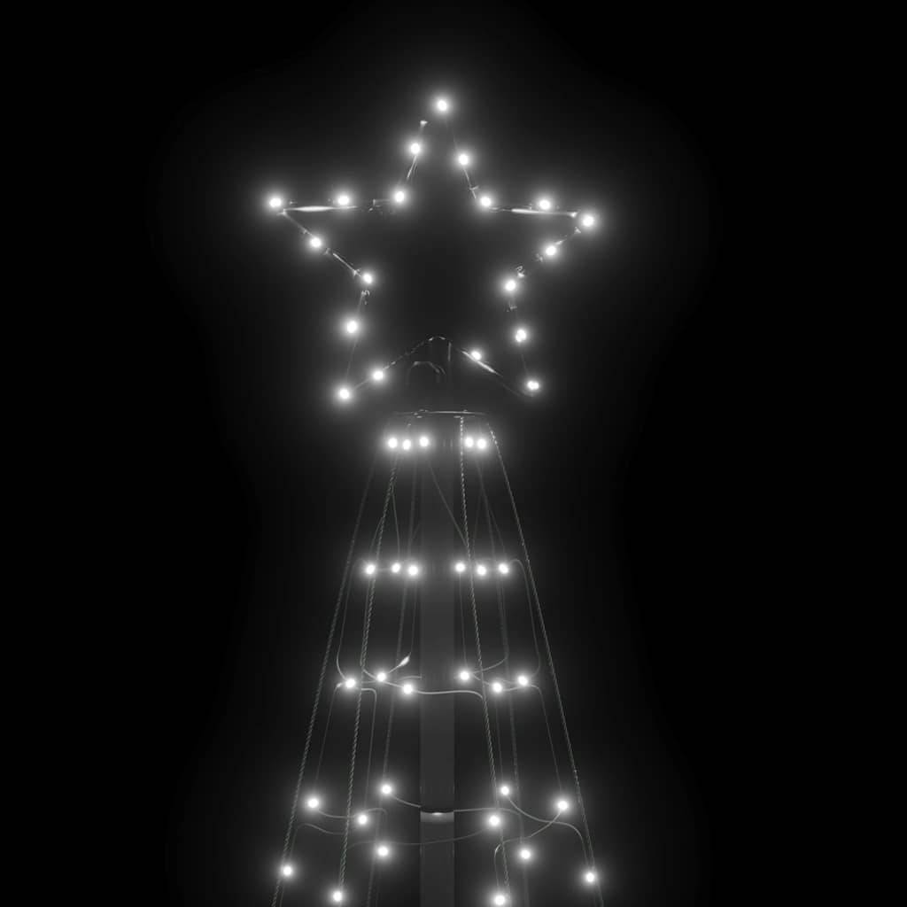 Maison Chic - Sapin de Noël | Arbre de Noël à LED avec piquets 220 LED blanc froid 180 cm Maison Chic - Image 5