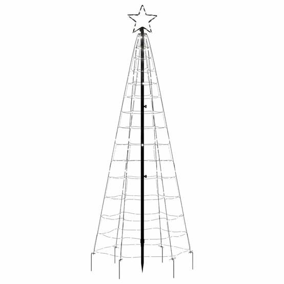 Maison Chic - Sapin de Noël | Arbre de Noël à LED avec piquets 220 LED blanc froid 180 cm Maison Chic - Image 3