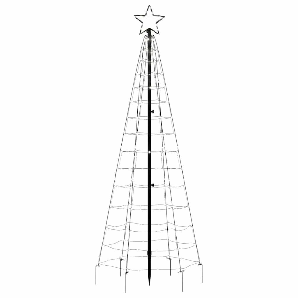 Maison Chic - Sapin de Noël | Arbre de Noël à LED avec piquets 220 LED blanc froid 180 cm Maison Chic - Image 3