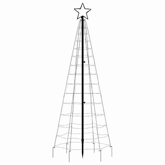 Maison Chic - Sapin de Noël | Arbre de Noël à LED avec piquets 220 LED blanc froid 180 cm Maison Chic - Image 4