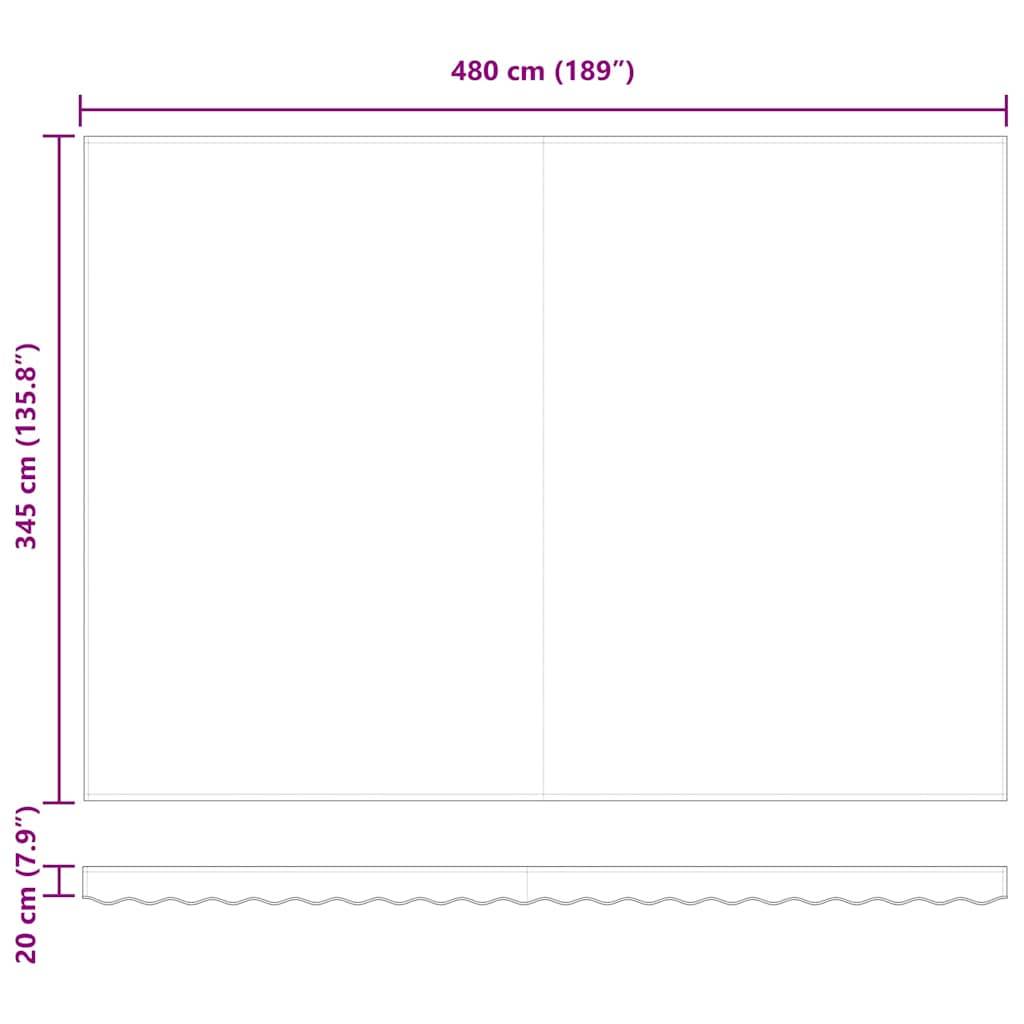 Prolenta Premium - Store banne polyester vert 480 x 345 x 20 cm - Prolenta premium p372.3 - Image 9