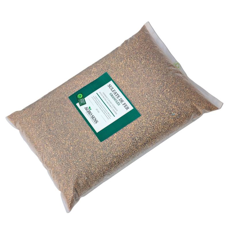 Sulfate de fer granulés - Agro Sens - Sac 20 kg - Image 1