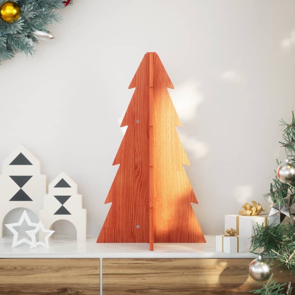 Maison Chic - Sapin de Noël | Arbre de Noël en bois pour décoration 69,5cm bois de pin massif Maison Chic - Image 2
