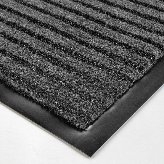Tapis d'Entrée Anti-Poussière "Toscan" 80x120cm Noir & Gris - Image 3