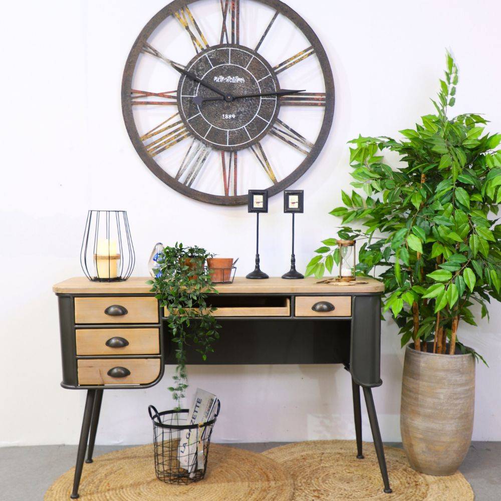 Horloge Murale 3D 30 X 30 Cm Grande Horloge Murale Classique Vintage En Bois Si 94344760