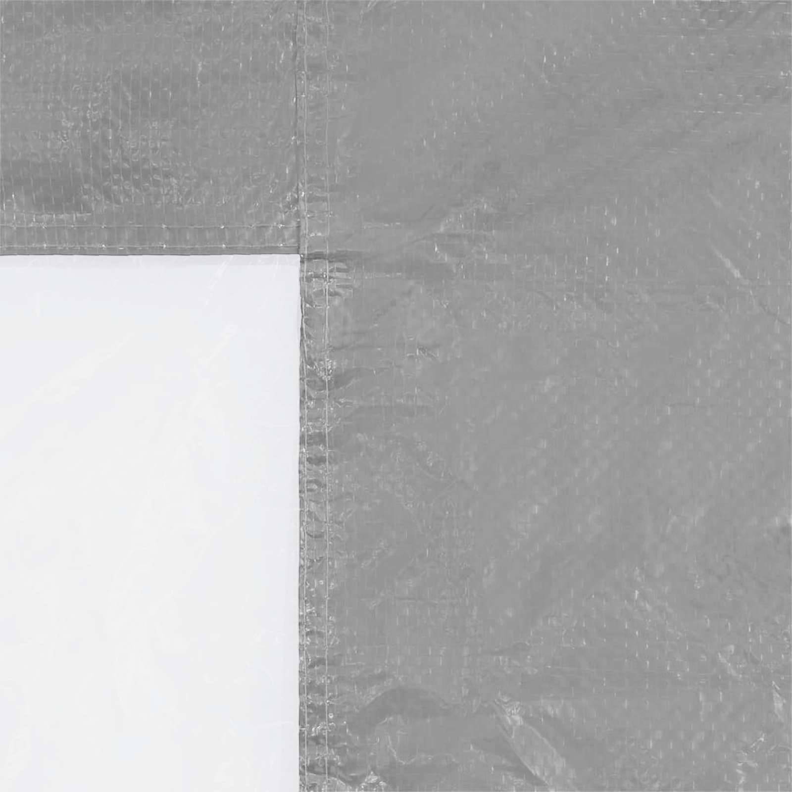 Parois de tente de fête PE et acier gris clair 300 x 195 cm - PANGIVO - Image 4