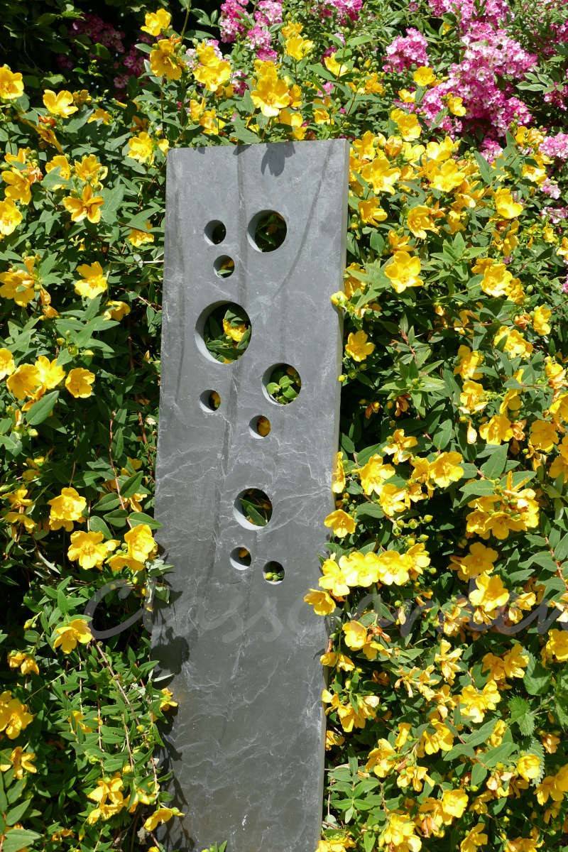 ClassGarden - TOTEM ARDOISE 150 cm - Bullettes - Pack de 2 Totems - Image 1