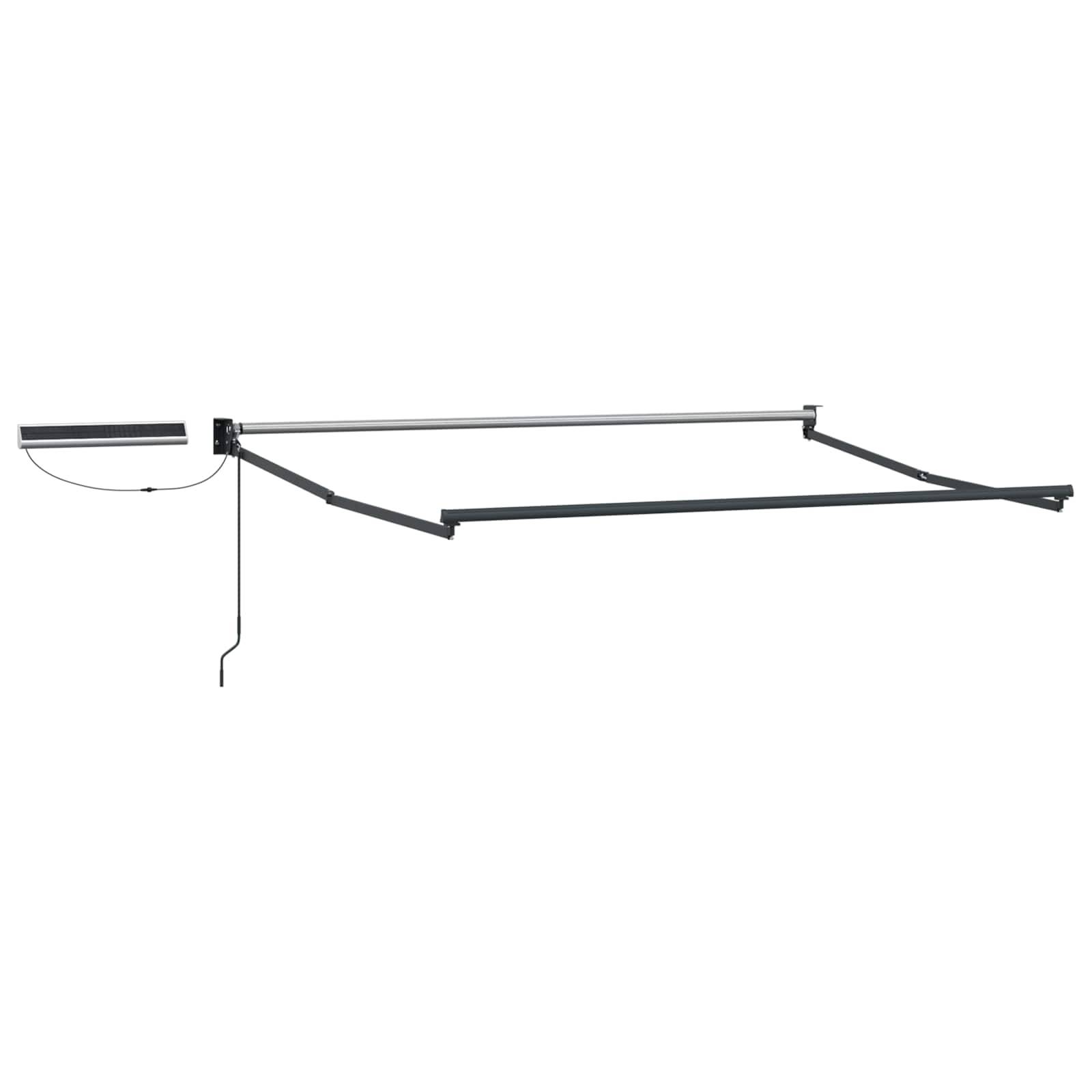 PANGIVO - Store rétractable électrique Polyester Anthracite et Blanc 3 x 2,5 m, 3420108 - PANGIVO - Image 2
