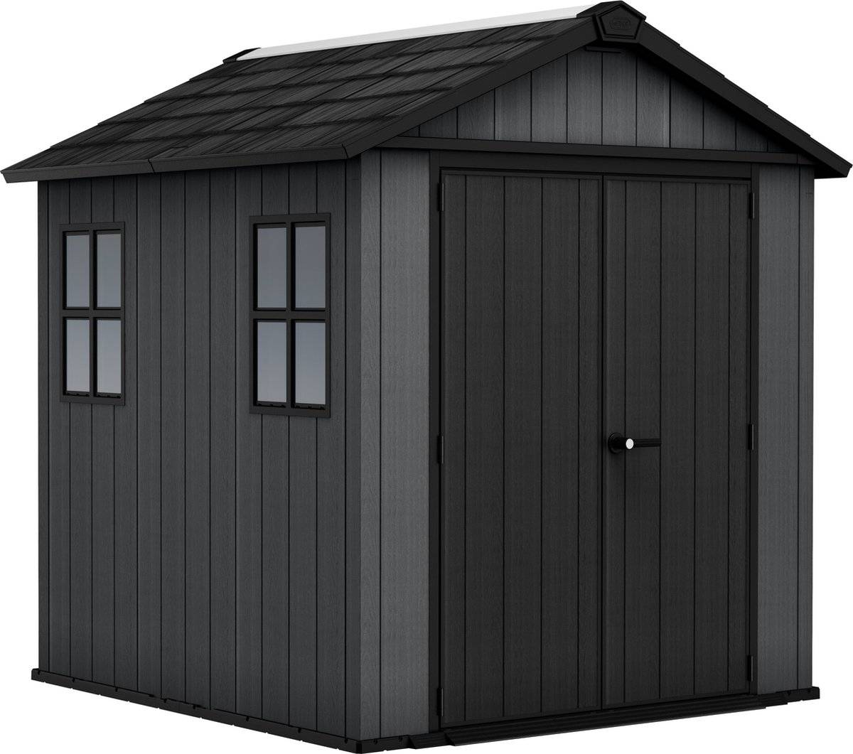 Keter - Abri de jardin Newton Plus 757 - 4,4 m² - Gris Aspect bois - KETER - Image 1