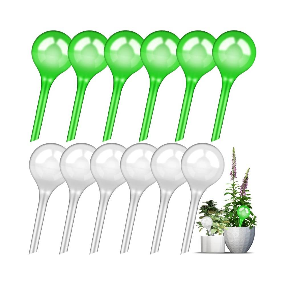 MUXHEL Lot De 16 Boules D'Irrigation Plantes 70ml - Arrosage Automatique Transparent