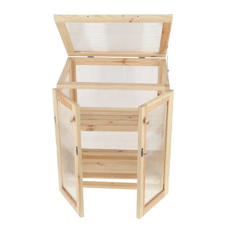 Esschert Design - Serre de terrasse Polycarbonate en Bois 85cm - Esschert Design - Image 10