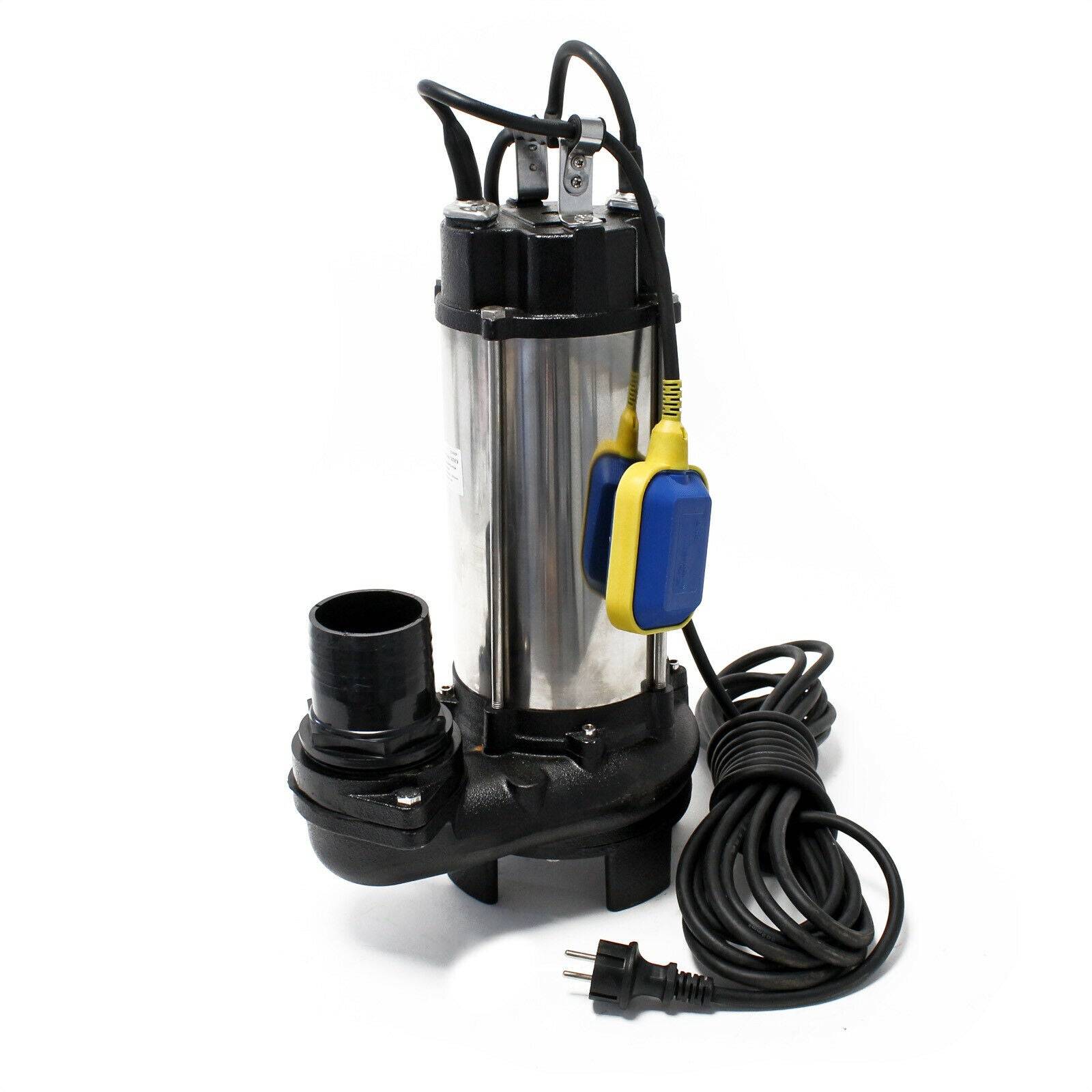 Helloshop26 - Pompe pour eaux sales flotteur broyeur de végétaux 31200l/h 2200 watts - Image 1