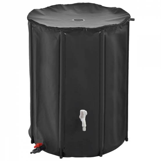 Linxor - Réservoir souple, récupérateur d'eau de pluie pliable - 500 L - Noir - Linxor - Image 1