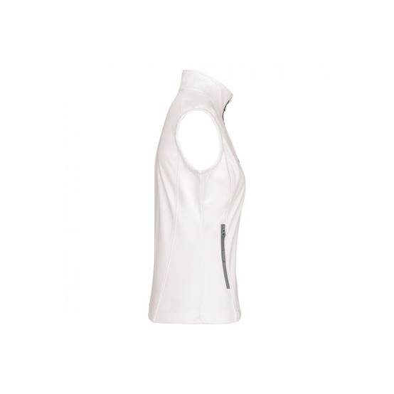 Bodywarmer Softshell femme Kariban imperméable Blanc XXL - Image 3