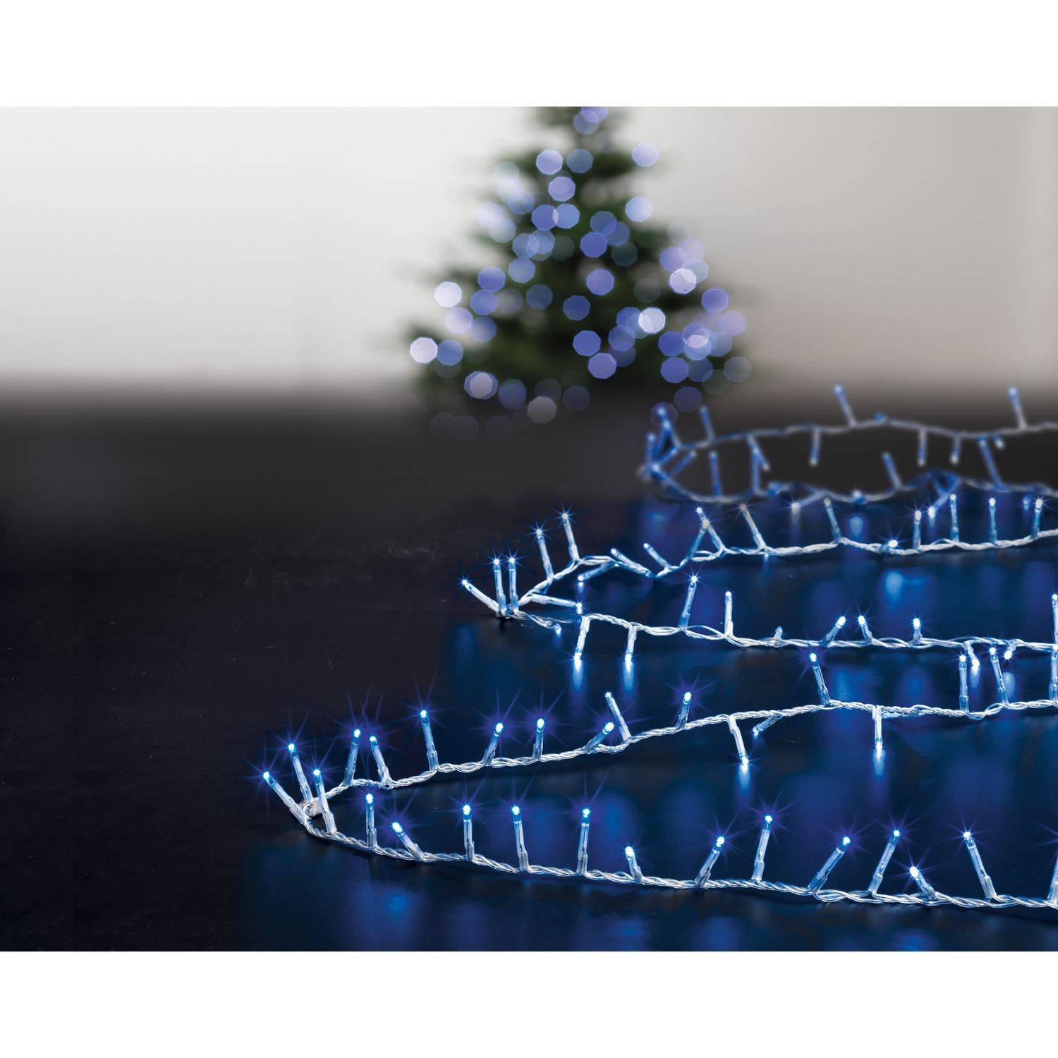 Fééric Lights & Christmas - Guirlande Boa d'extérieur 25 mètres - 1000 LED - Bleu - Féérie Lights & Christmas - Image 1