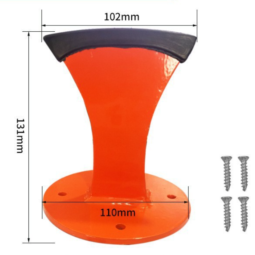 Fendeuse de bûches robuste en forme de coin, petite fendeuse manuelle pour petit poêle à bois, orange-Lytech - Image 8