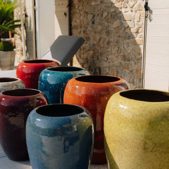 Provencelia - Pot GALILÉE 50x60cm vert de lac - Image 5