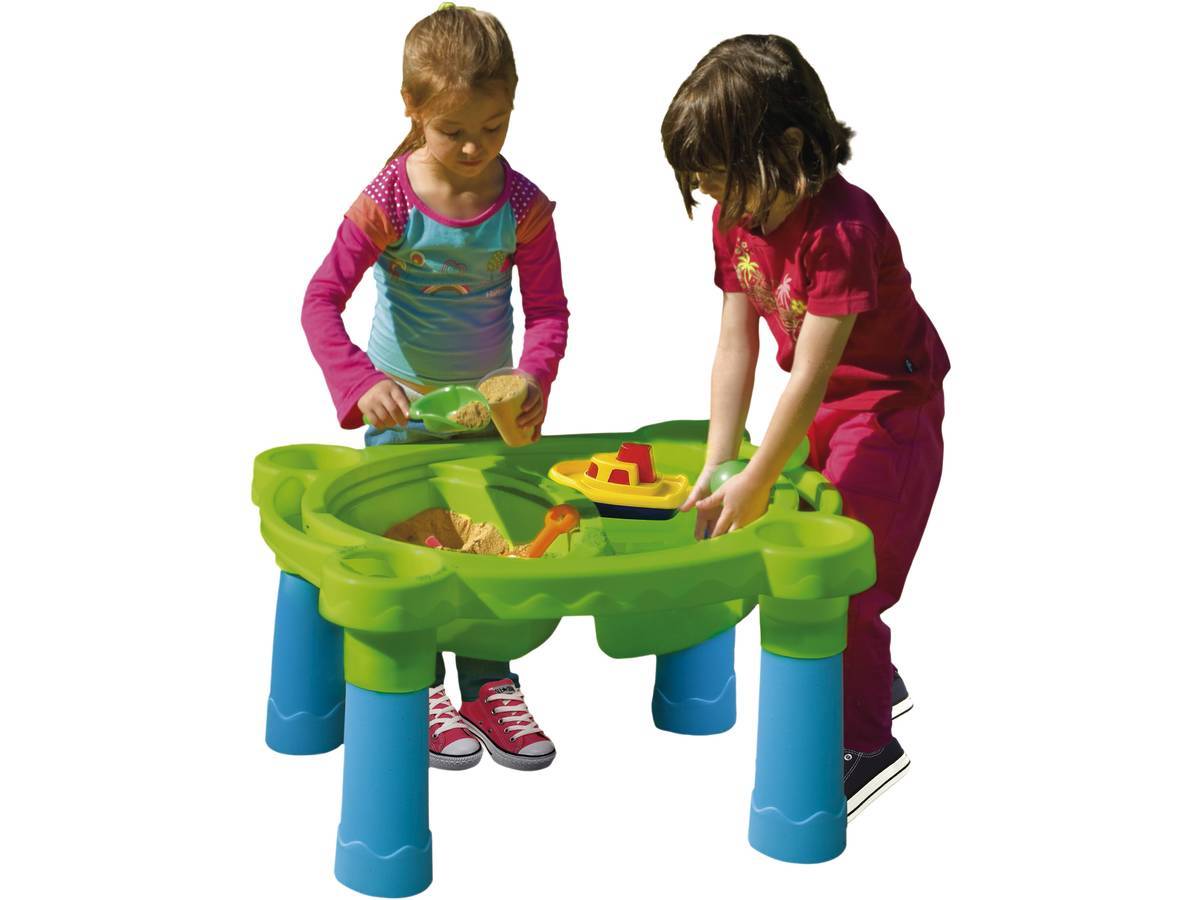 Table De Jeu Sable Et Eau "plouf Plouf" - 73,5 X 66 X 44 Cm -habitat Et Jardin - Image 3
