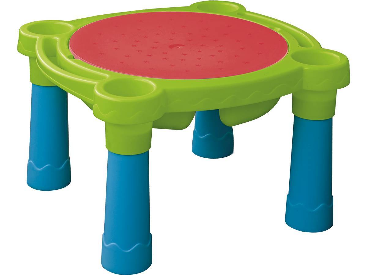 Table De Jeu Sable Et Eau "plouf Plouf" - 73,5 X 66 X 44 Cm -habitat Et Jardin - Image 1