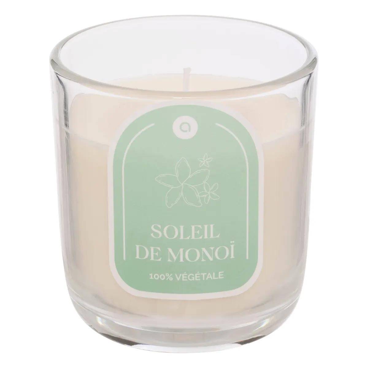 Bougie Parfumée en Verre "Floa" 210g Monoï - Image 1