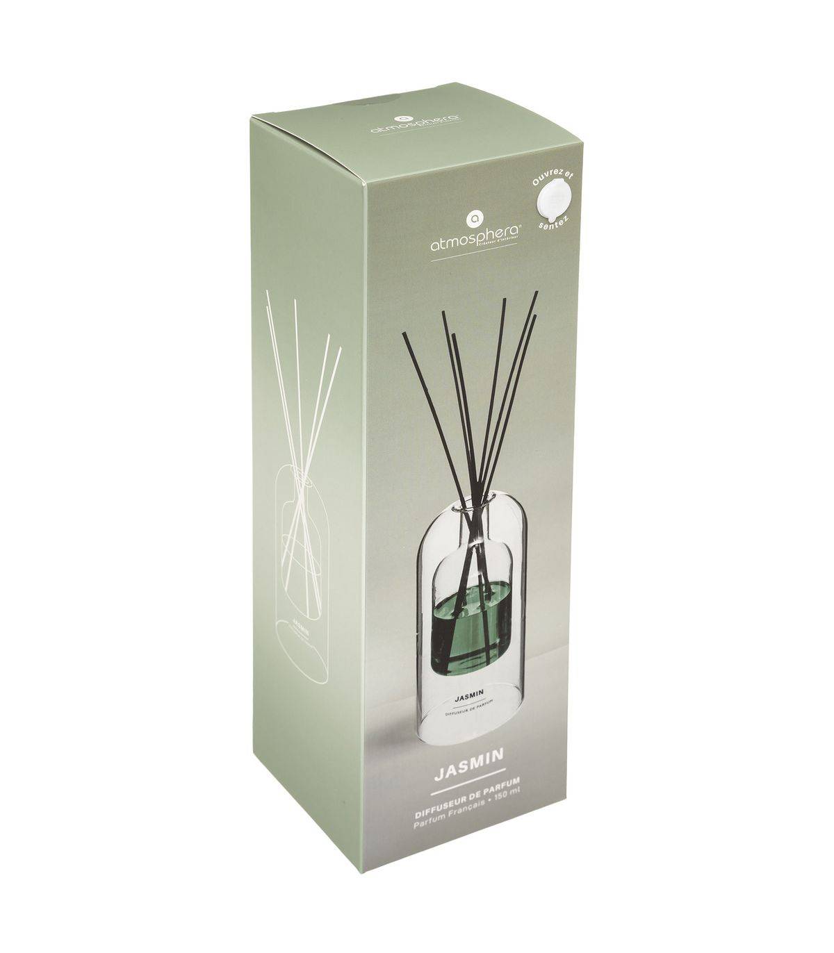 Diffuseur de Parfum Jasmin 150 ml avec 6 Bâtonnets - Image 2
