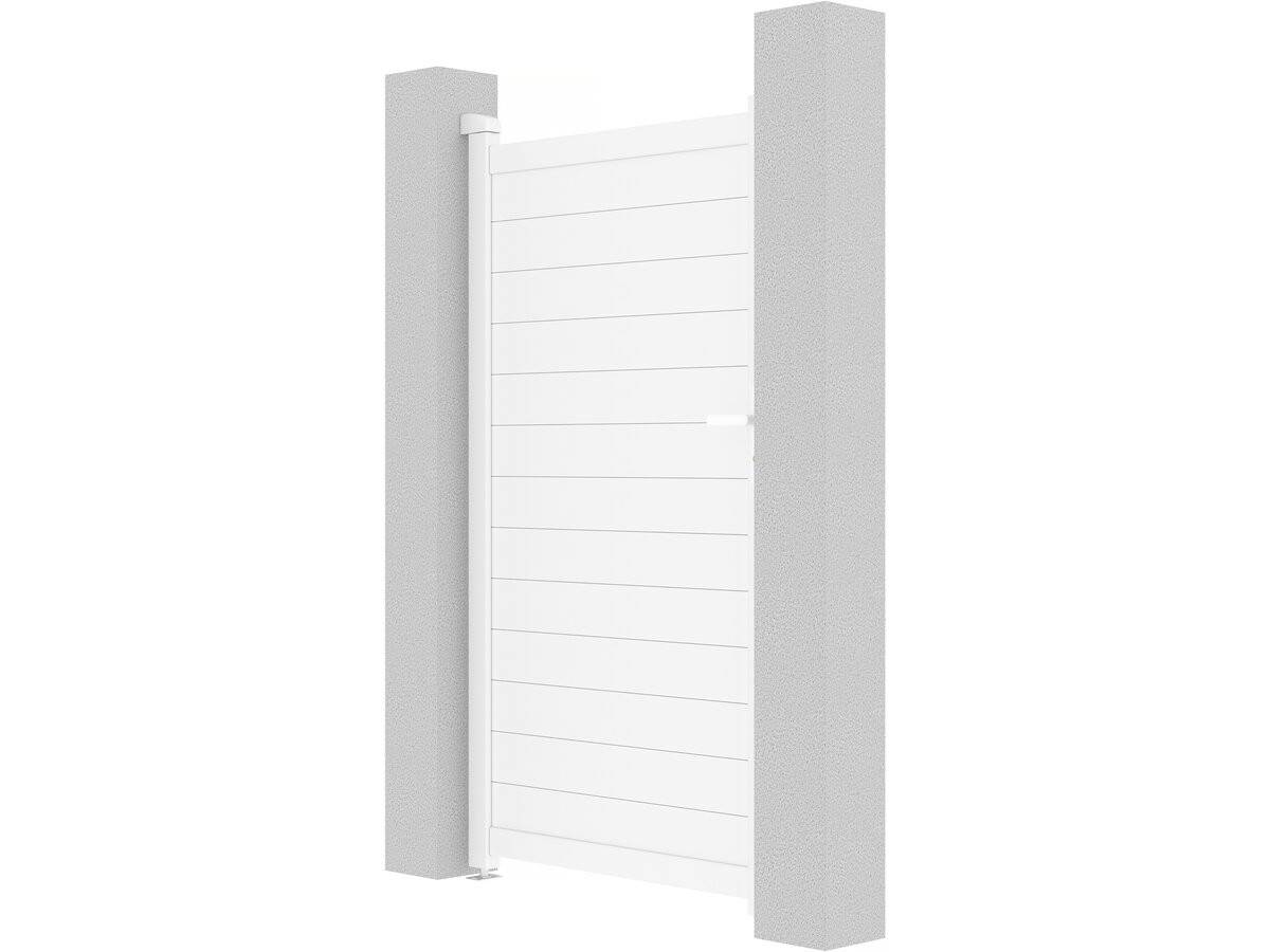 Habitat Et Jardin - Portillon Aluminium "eric" - 101.2 X 180.9 Cm - Blanc -habitat Et Jardin - Image 4