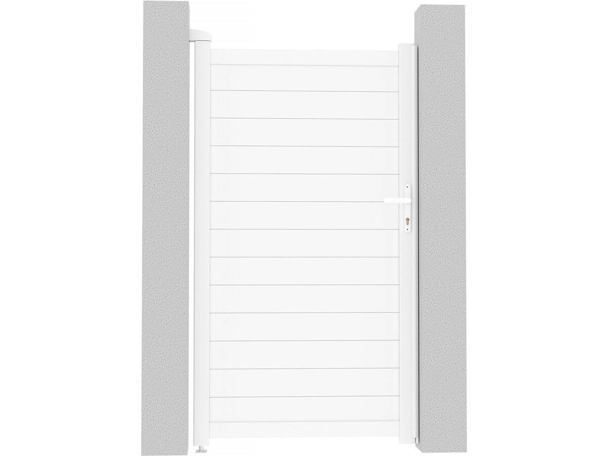 Habitat Et Jardin - Portillon Aluminium "eric" - 101.2 X 180.9 Cm - Blanc -habitat Et Jardin - Image 1