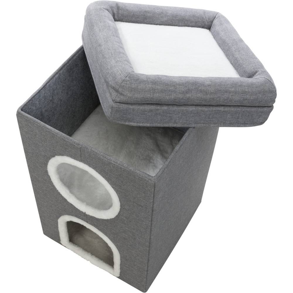 Trixie - Trixie - Cat Tower Saul, 39 x 39 x 64 cm,  couleur gris, pour chat - Image 4