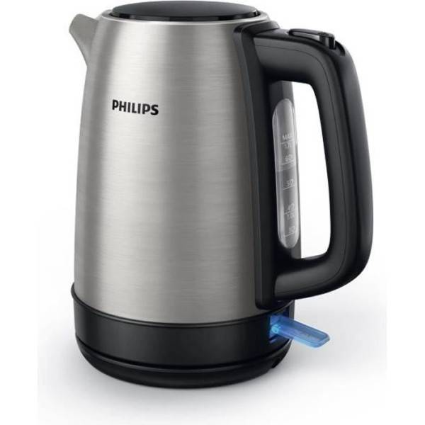 Philips - Bouilloire Electrique  Philips Daily Collection - HD9350/90 - 1,7L - Métal - Couvercle Amovible - Filtre en Nylon Amovible - Image 1