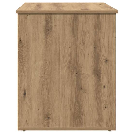 Maison pour chat bois d'ingénierie chêne artisan 53 x 52 x 62 cm - PANGIVO - Image 7
