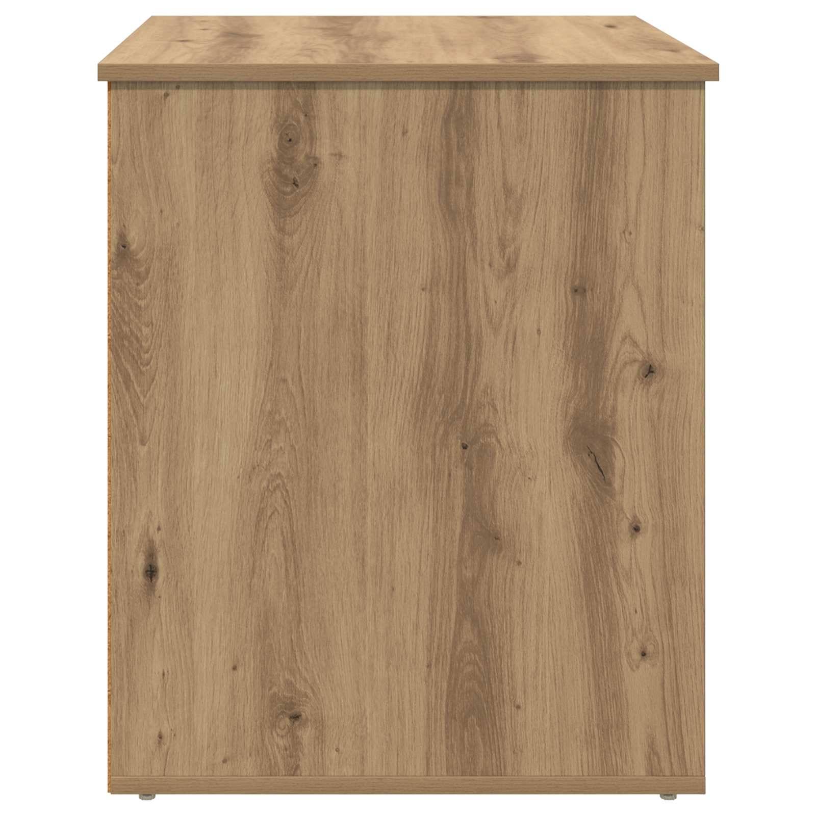 Maison pour chat bois d'ingénierie chêne artisan 53 x 52 x 62 cm - PANGIVO - Image 7