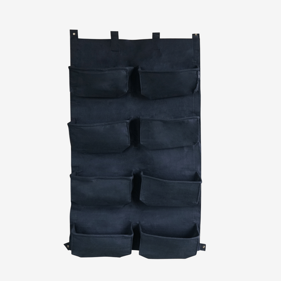 Cerland - Mur végétal 8 sacs noirs en feutre géotextile - 60 x 10 x 100 cm - Image 1