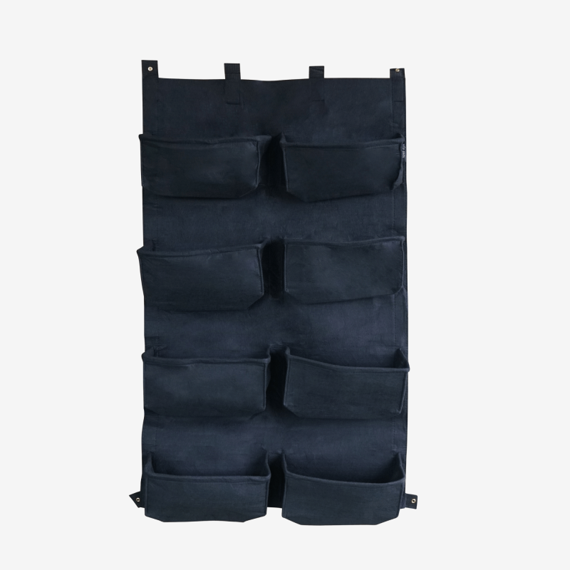 Cerland - Mur végétal 8 sacs noirs en feutre géotextile - 60 x 10 x 100 cm - Image 1