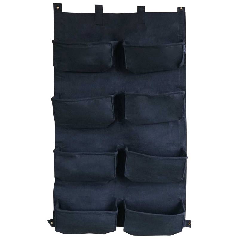 Forest Style - Mur végétal 8 sacs noirs en feutre géotextile - Bag 4 Plant 60 x 10 x 100 cm - Image 1