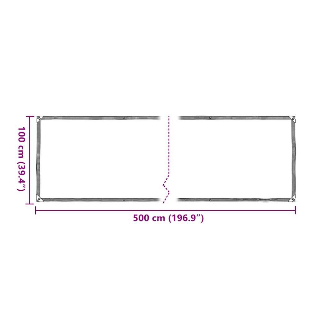 Vidaxl - Housse de protection plantes avec œillets 1x5 m polyéthylène vidaXL 3308696 - Image 3