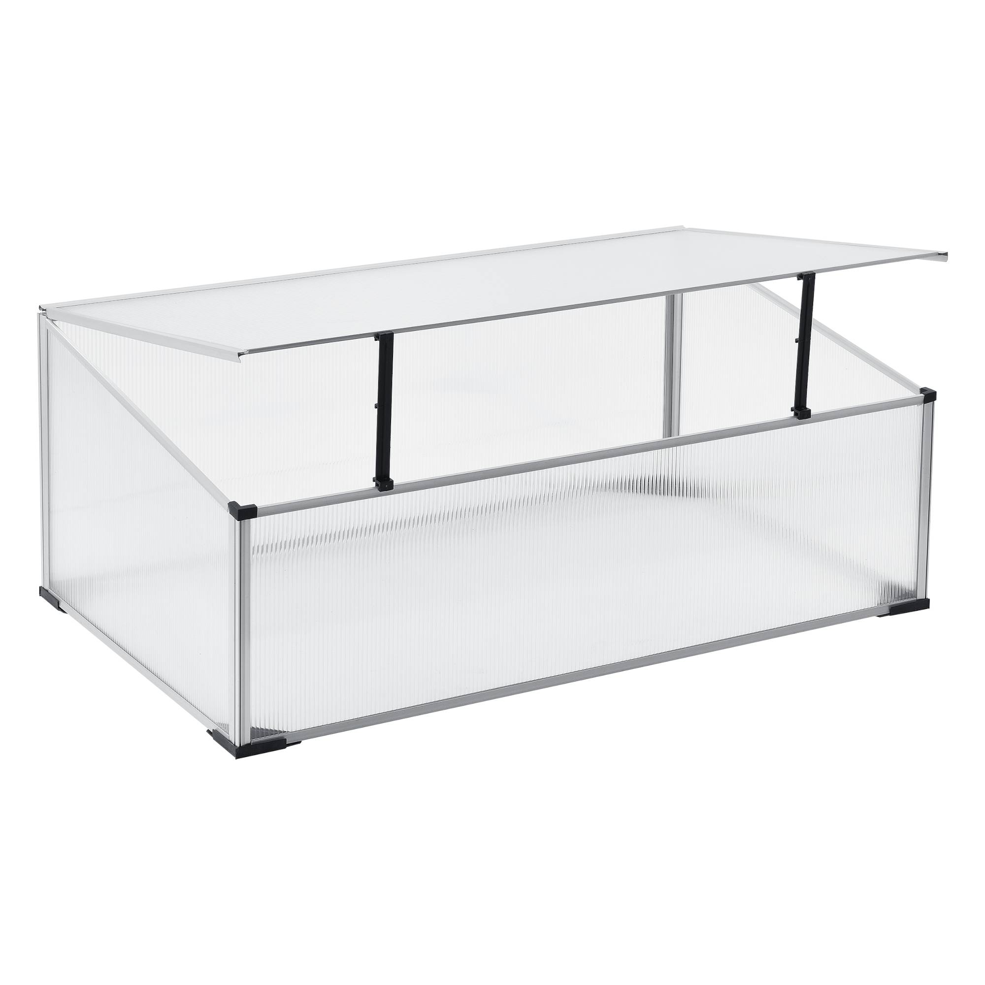 [en.casa] - Châssis de Jardin Horta avec Toiture Polycarbonate 100 x 60 x 40 cm [en.casa] - Image 1